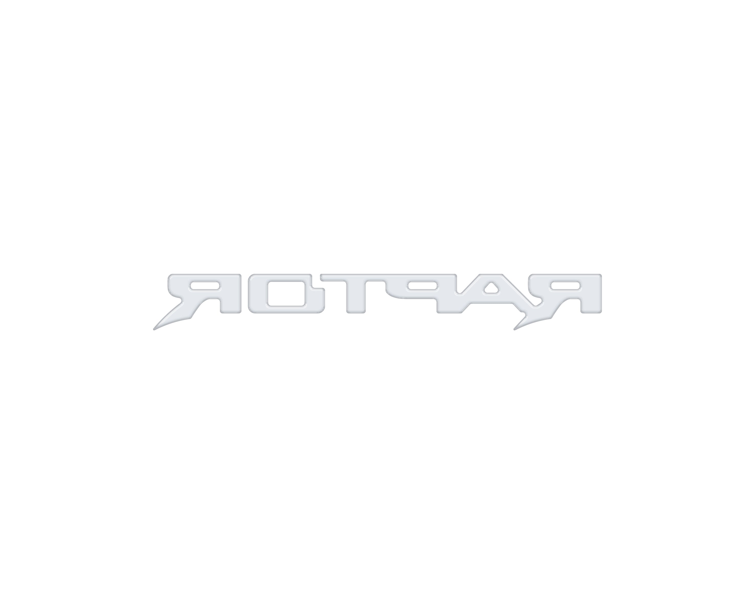 Tufskinz Raptor Third Brake Light Letter Inserts Fits 2022-2025 Ford Bronco Raptor