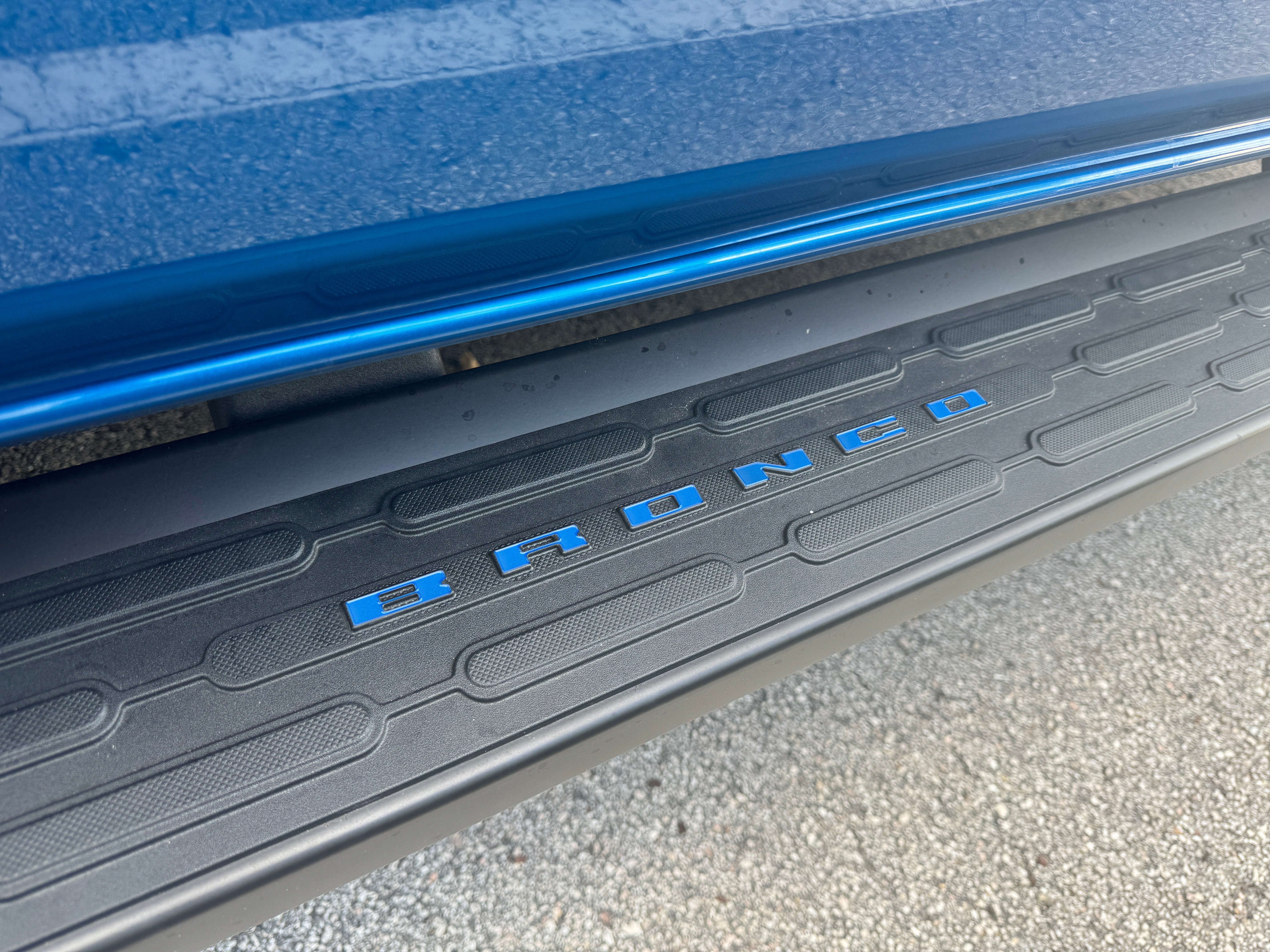 Tufskinz Bronco Running Board Letter Inserts/Overlays Fits 2021-2025 Ford Bronco