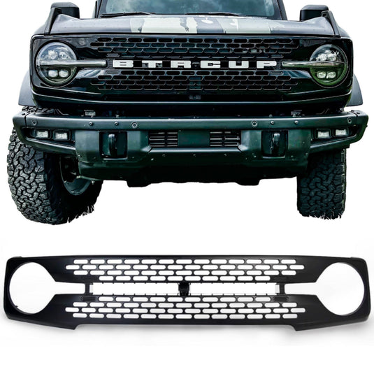 Buckle Up Off-Road Gloss Black Grille for 2021+ Ford Bronco | Wildtrak-Style