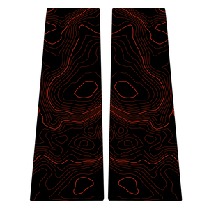 StickerFab Topographic B Pillar Overlays - 2024+ Ranger