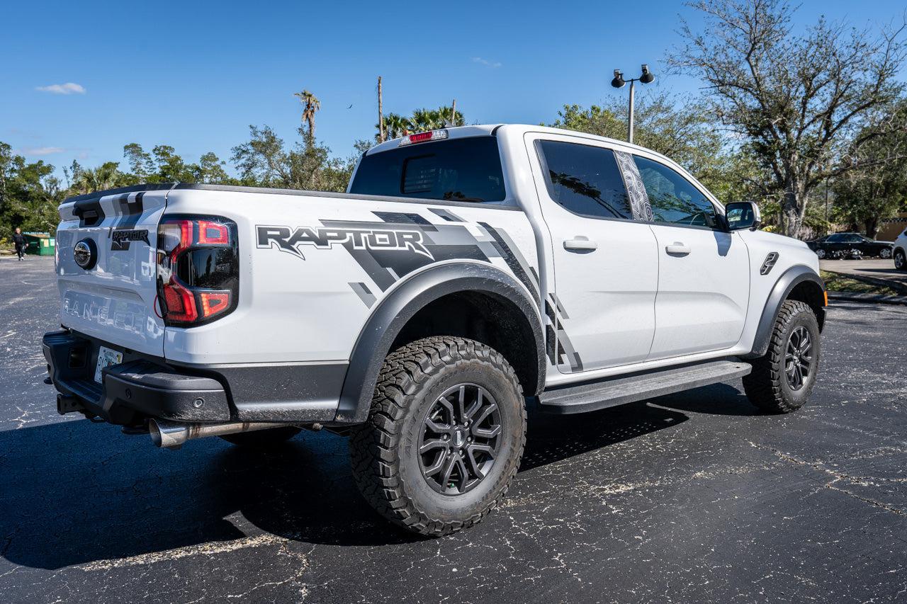 StickerFab Topographic B Pillar Overlays - 2024+ Ranger