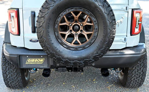 Gibson 69551B Black Elite Cat-Back Dual Split Exhaust 2021-2026 Ford Bronco 2.3L\2.7L 4-Door