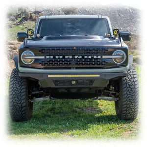 Turn Offroad 2021+ Ford Bronco Hyperlyte Front Bumper & Skid Plate | FB3-M1