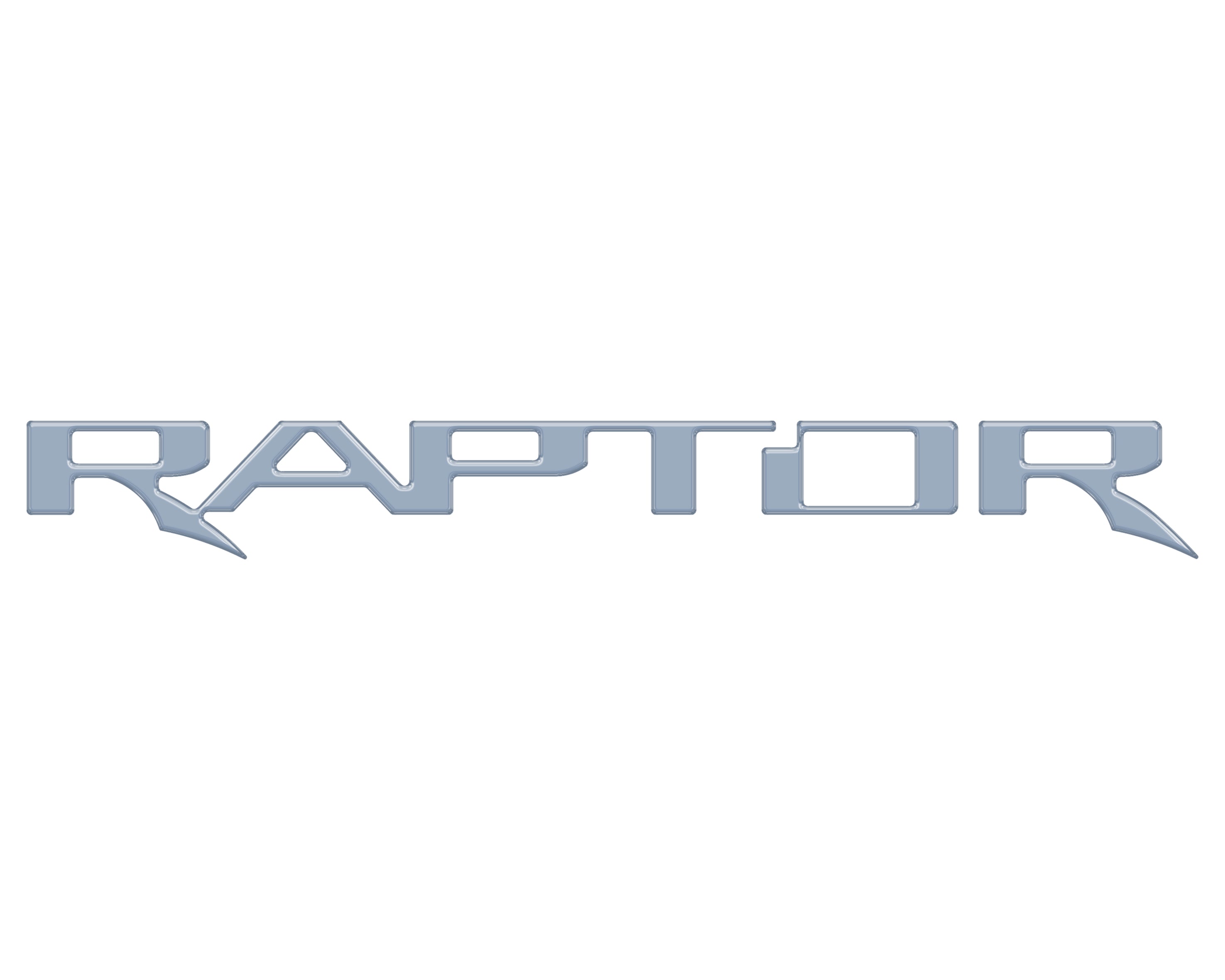 Tufskinz Raptor Tailgate Emblem Inserts Fits 2024+ Ford Ranger- Cyber Orange