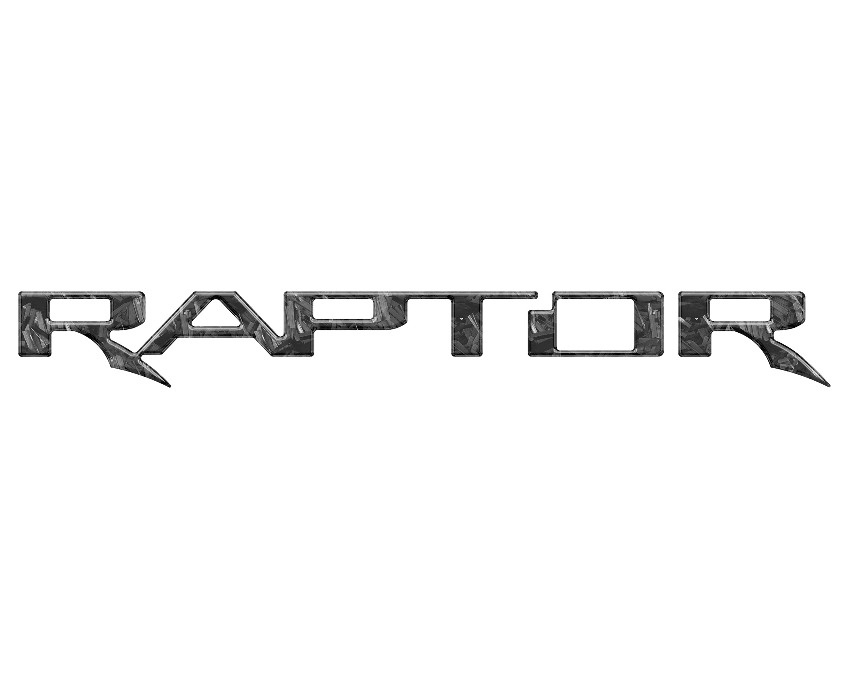 Tufskinz Raptor Tailgate Emblem Inserts Fits 2024+ Ford Ranger- Cyber Orange