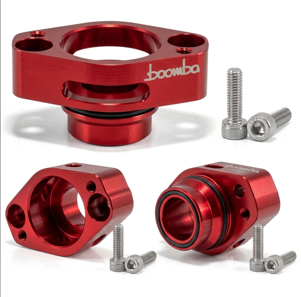 Boomba V2 Blow Off Valve Adapter Red Ford for F-150 & F-150 Raptor | 038000020200