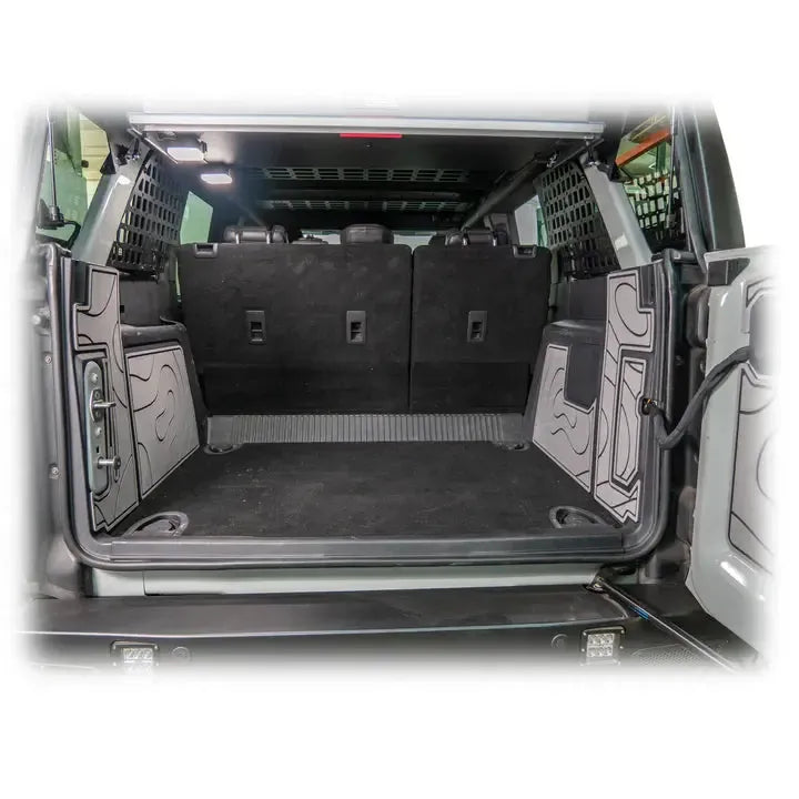 Turn Offroad 2021+ Ford Bronco Cargo Area Foam Protector Kit Black | IA5-M4B