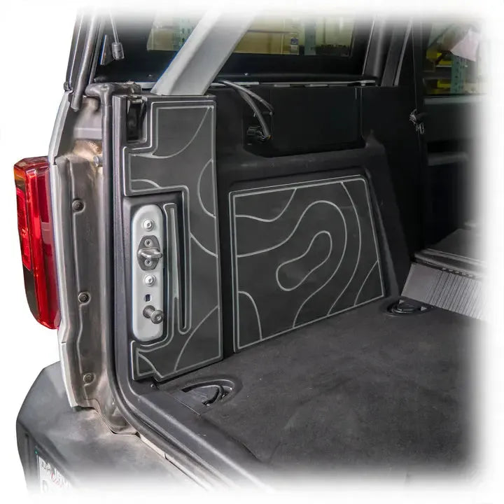 Turn Offroad 2021+ Ford Bronco Cargo Area Foam Protector Kit Black | IA5-M4B