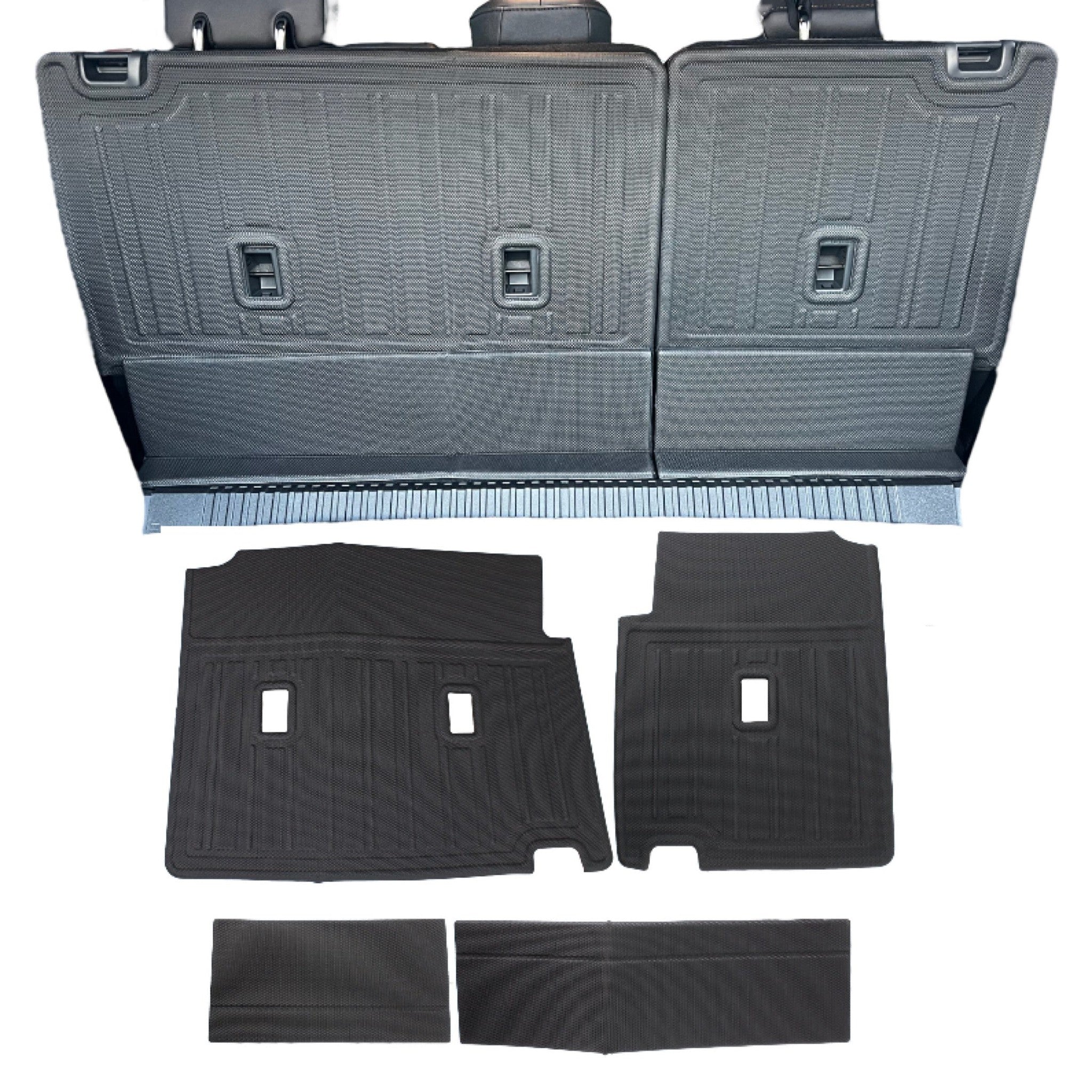 Buckle Up Off-Road Rugged Rear Seat Back Protectors for 2021+ Ford Bronco (4-door) | Fully Backed Velcro | bub6grugrearprot4dr