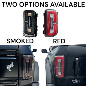 Lumen8 Signature Style Red Tail Lights for 2021+ Ford Bronco w/ Signature LED Tail Lights ONLY