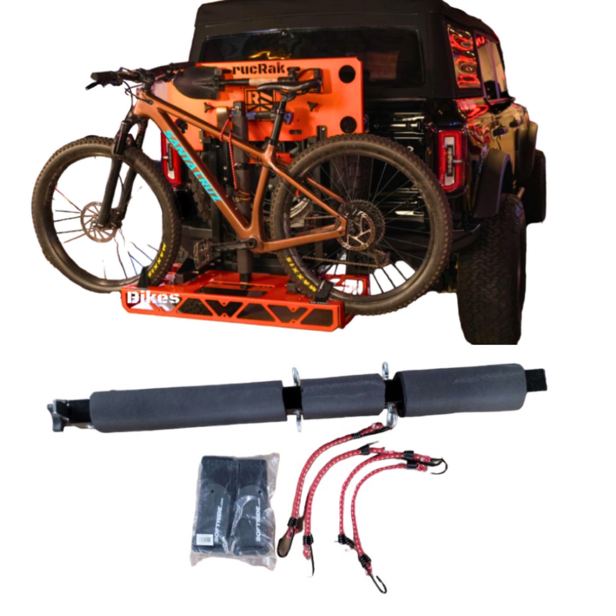 RucRak Bike Rack Accessory Kit for all RukRak Cargo Systems | 2021+ Fo ...
