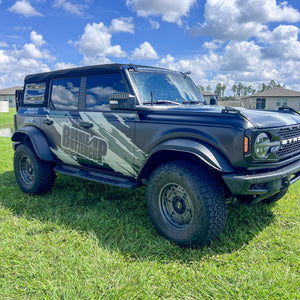 Buckle Up Off-Road 4DR Braptor Bolt On Side Steps (Raptor-Style) for 2021+ Bronco Without Rock Rails