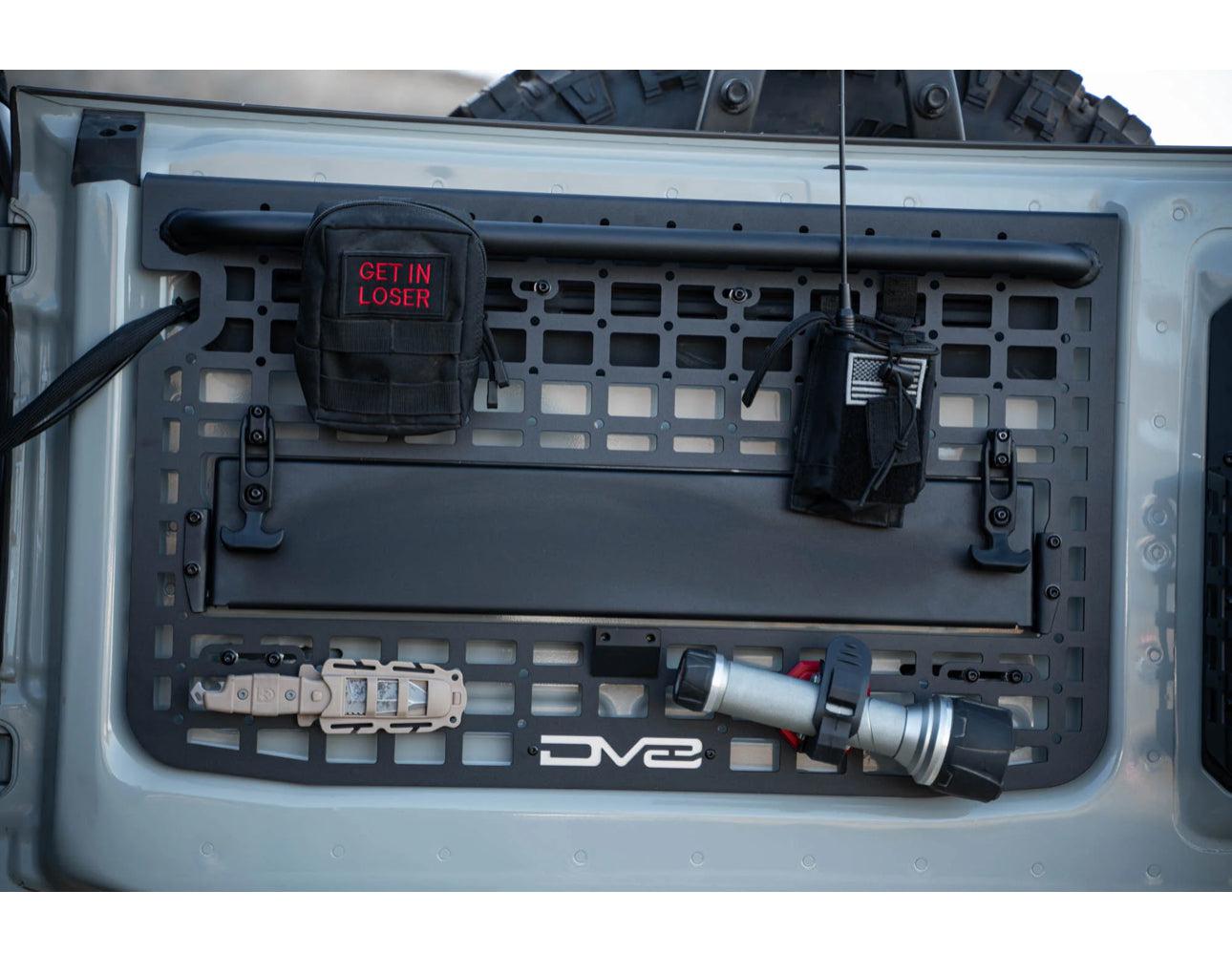 DV8 Offroad Tailgate Molle Panel for 2021+ Ford Bronco | dveMPBR-02