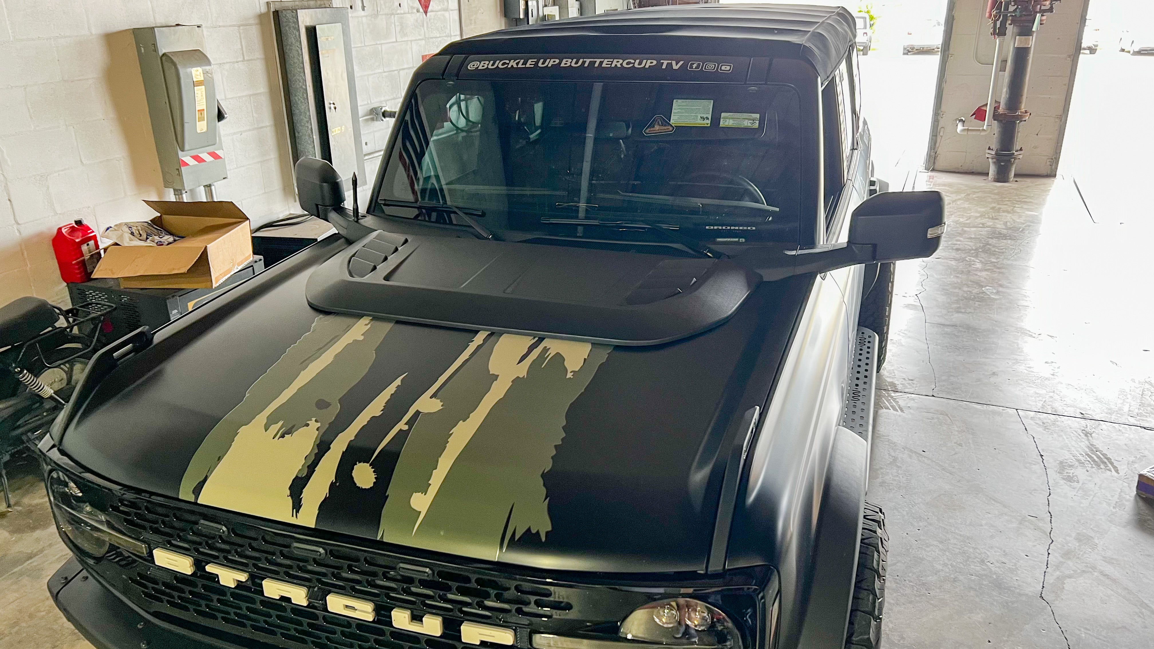 Buckle Up Off-Road Bucking Hood Scoop for 2021+ Ford Bronco