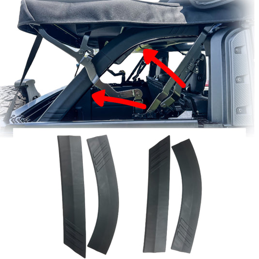 Buckle Up Off-Road 4pc Roll Bar Protection for 2021+ Ford Bronco 4 Door D-Pillar