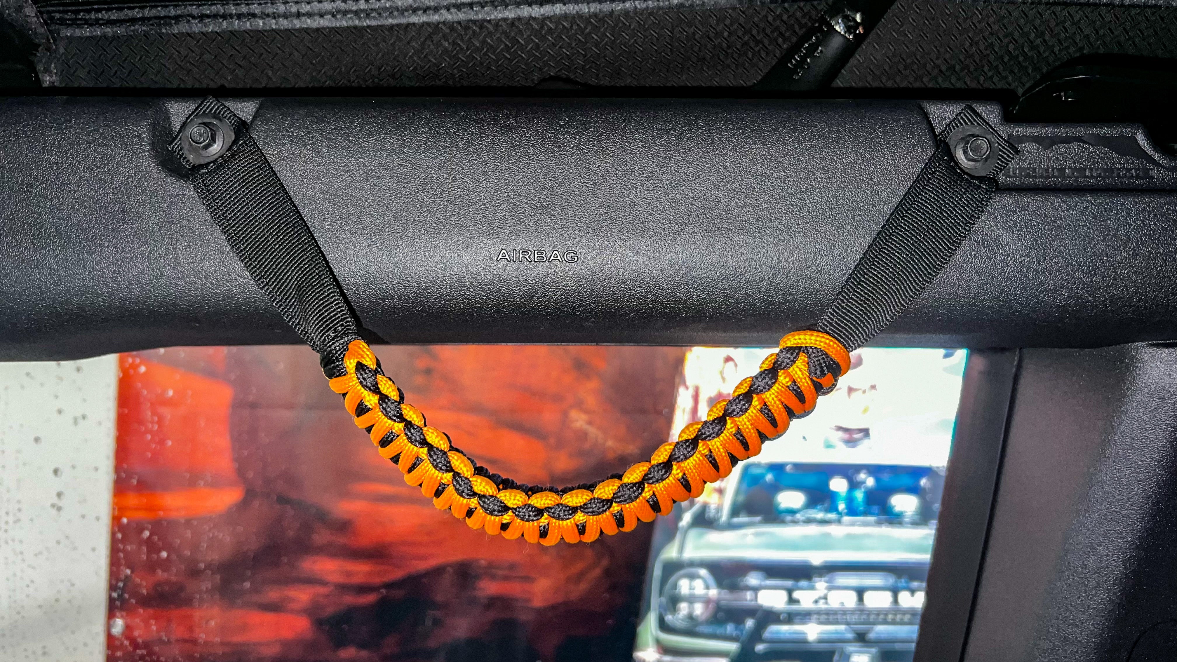 Buckle Up Off-Road Paracord Grab Handles Set of 2 for 2021+ Ford Bronco - Various Colors