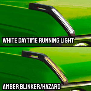 Lumen8 Dual Function Trail Site Lights for 2021+ Ford Bronco White DRL Amber turn | bub6gtraillite2