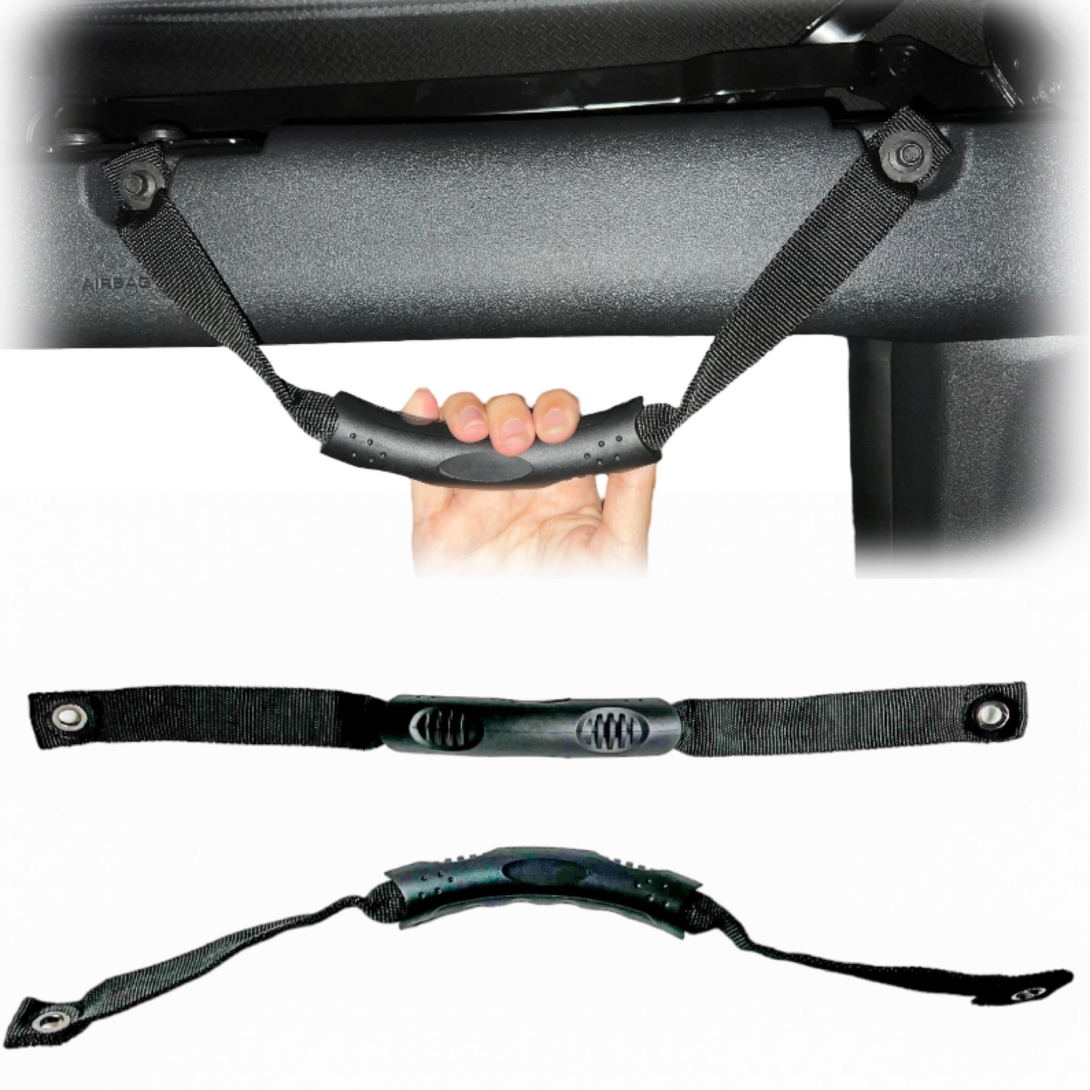 Buckle Up Off-Road Rugged ABS Grab Handles for 2021+ Ford Bronco Set of 2 | bub6ggrababs