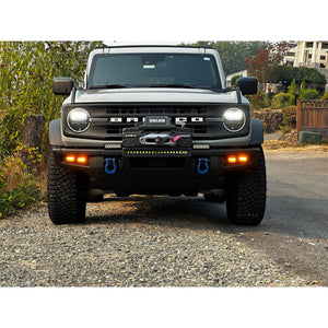 Lumen8 Hybrid R Dual Fog Light for 2021+ Ford Bronco with Modular Bumper & AUX Switches | bub6grhybridfogaux