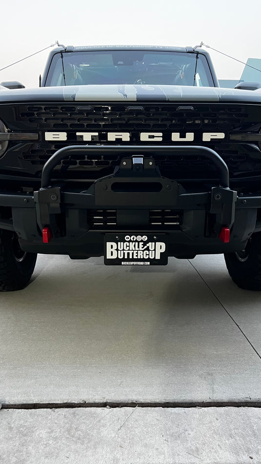 Buckle Up Off-Road License Plate Relocation Kit for 2021+ Ford Bronco with Modular Bumper