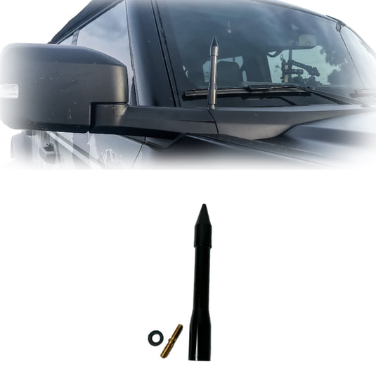 Buckle Up Off-Road Black Bullet Shortie Antenna for 2021+ Ford Bronco