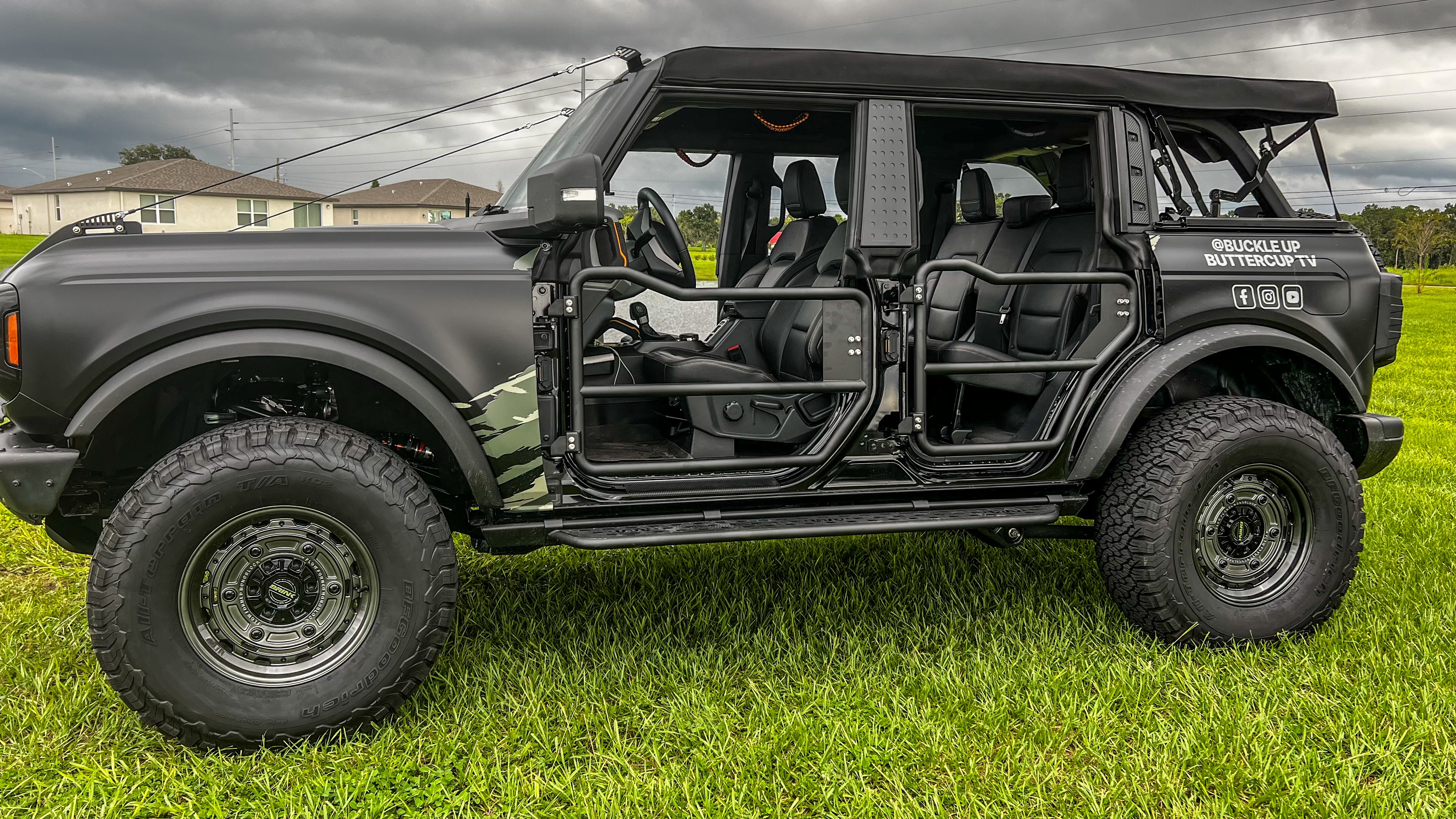 Buckle Up Off-Road Tube Doors for 2021+ Ford Bronco 4 door | bub6gtdoor4