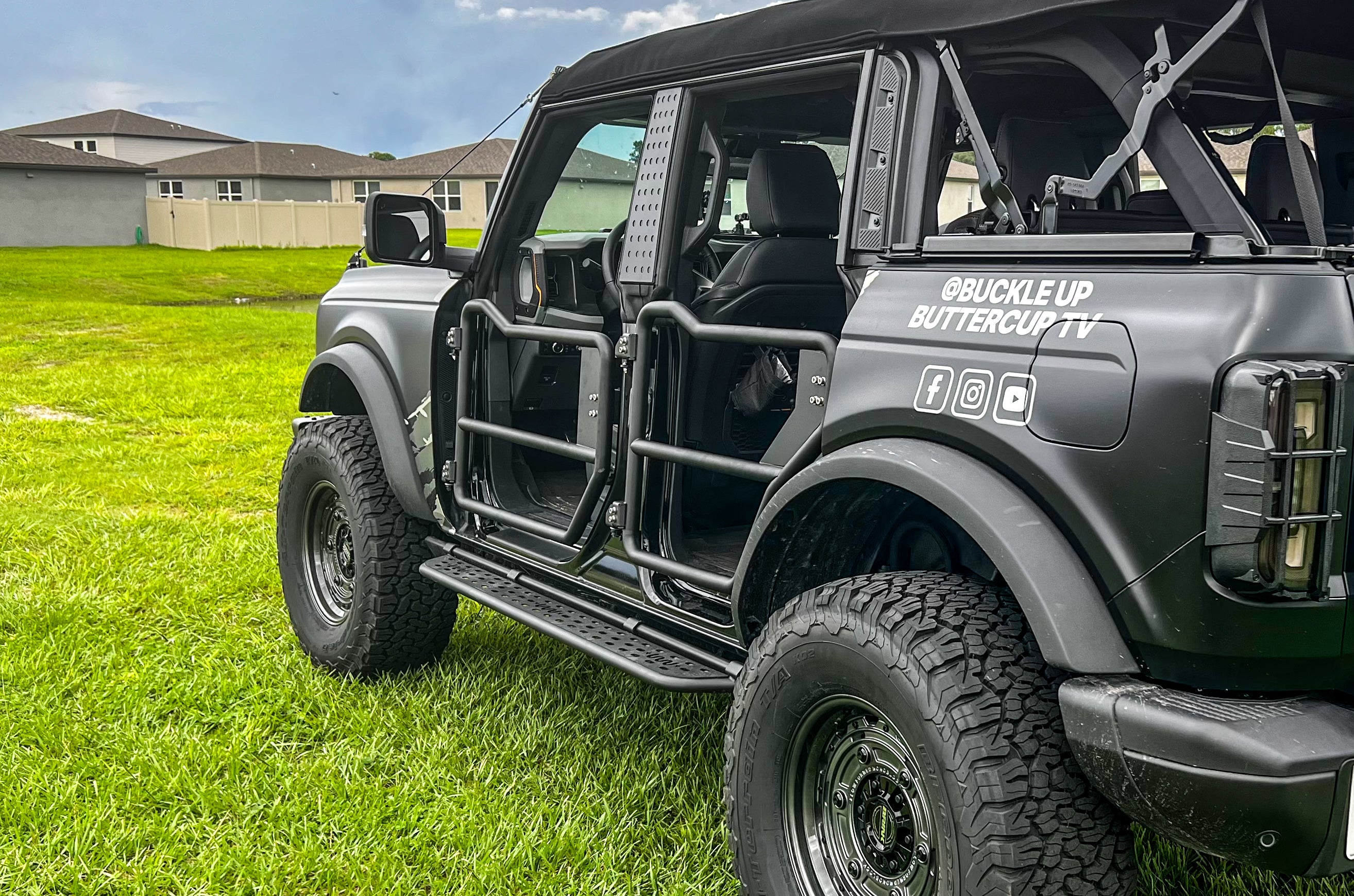 Buckle Up Off-Road Tube Doors for 2021+ Ford Bronco 4 door | bub6gtdoor4