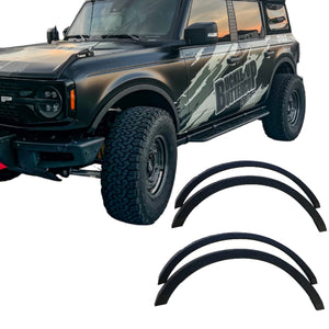 Buckle Up Off-Road Fender Flare Delete Kit for 2021+ Ford Bronco Set of 4