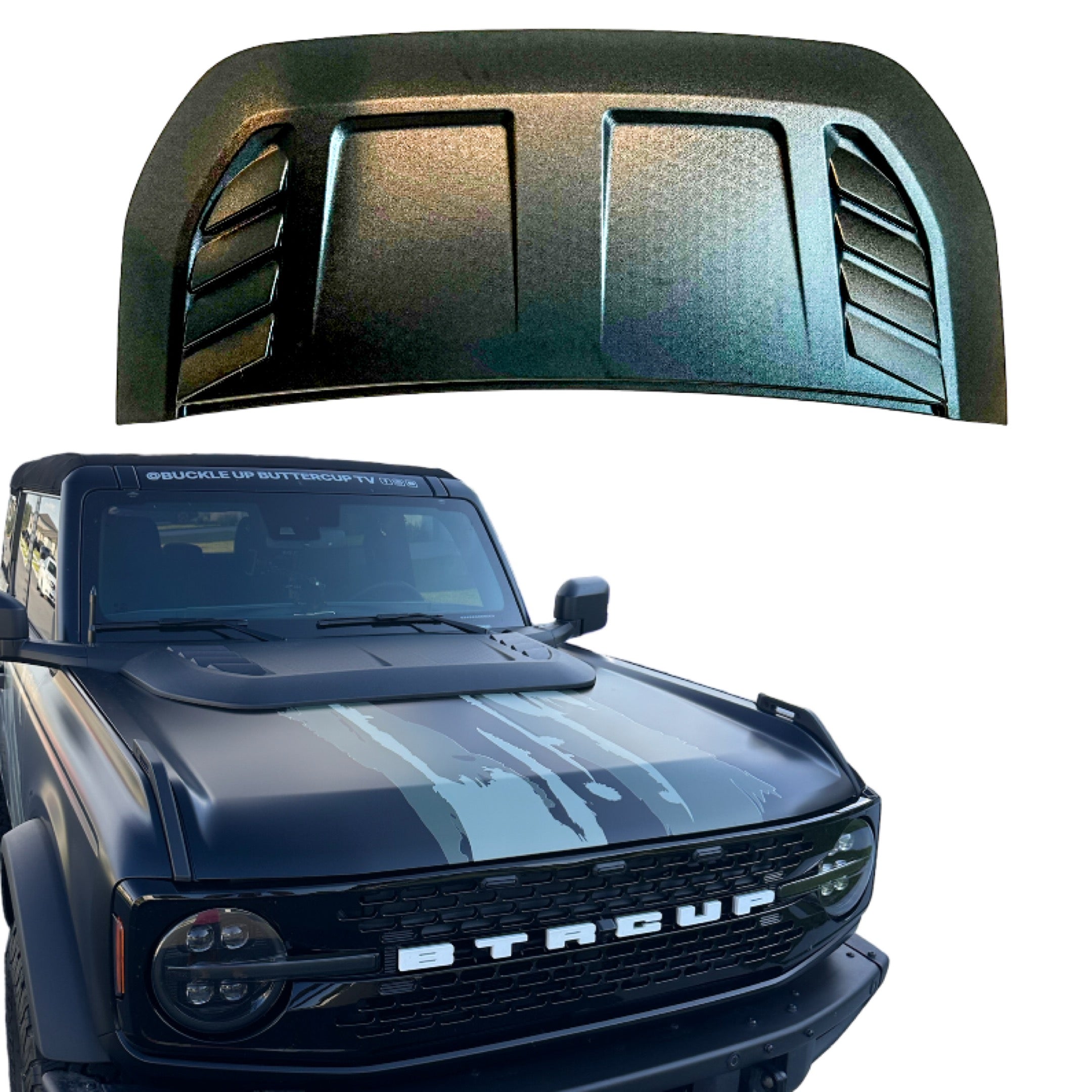 Buckle Up Off-Road Bucking Hood Scoop for 2021+ Ford Bronco