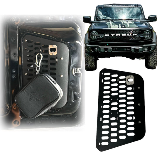 Buckle Up Off-Road Cargo Door Access Panel Molle Replacement for 2021+ Ford Bronco