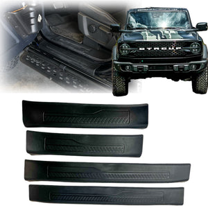 Buckle Up Off-Road Door Sill Protectors for 2021+ Ford Bronco 4 Door