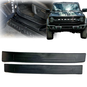 Buckle Up Off-Road Door Sill Protectors for 2021+ Ford Bronco 2 Door