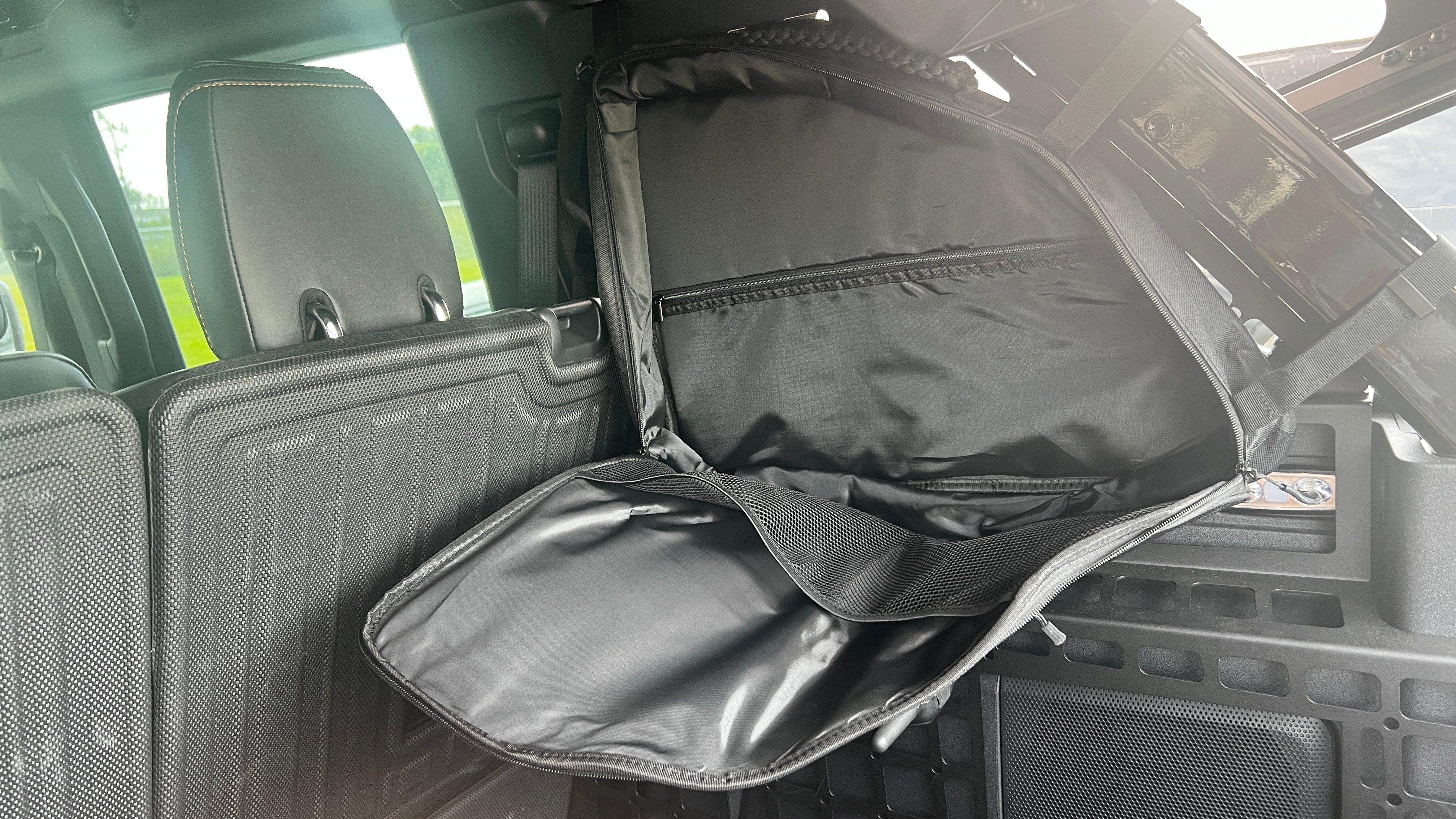 Buckle Up Off-Road Roll Bar Storage Bag for 2021+ Ford Bronco 4 Door - Black - Set of 2