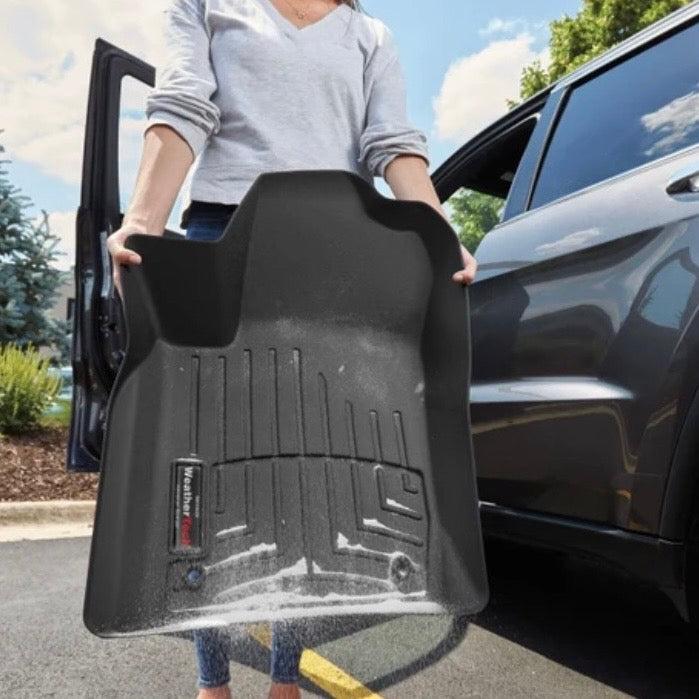WeatherTech FloorLiner Front Floor Mats Tan - 2024-2026 Ford Ranger & Ranger Raptor
