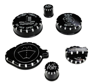UPR (BLACK/MACHINED) 2.3 / 2.7 Engine Cap Cover Kit for 2021+ Ford Bronco | UPR-6400-002