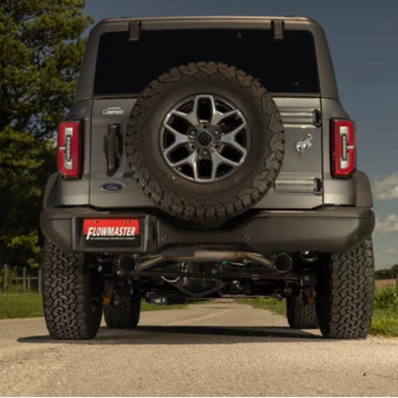 Flowmaster Signature Series Axle-Back Exhaust System - 2021-2025 Ford Bronco 2.3L/2.7L