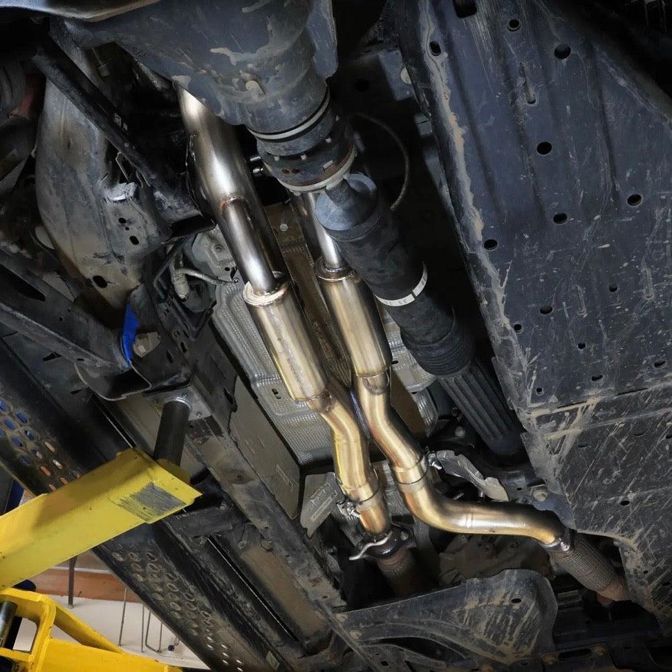 aFe Vulcan Series Cat-Back Exhaust 3in 304SS Polished Tips - 2022+ Ford Bronco V6 3.0L TT