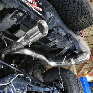 aFe Vulcan Series Cat-Back Exhaust 3in 304SS Polished Tips - 2022+ Ford Bronco V6 3.0L TT