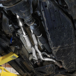 aFe Vulcan Series 3" 304SS Cat-Back Exhaust System w/ Black Tips - 2022+ Ford Bronco V6 3.0L TT