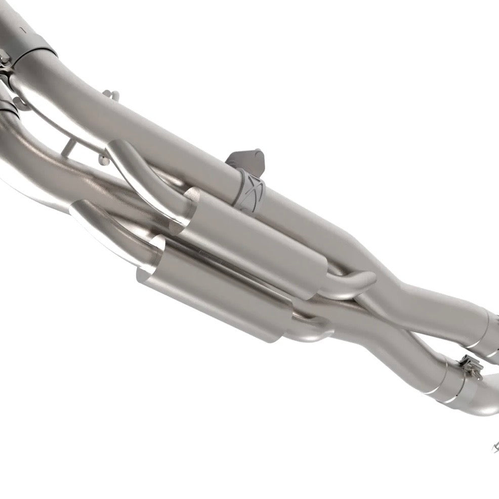 aFe Vulcan Series 3" 304SS Cat-Back Exhaust System w/ Black Tips - 2022+ Ford Bronco V6 3.0L TT