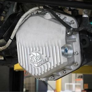aFe Rear Differential Cover Raw w/ Machined Fins - 2022+ Ford Bronco Raptor V6
