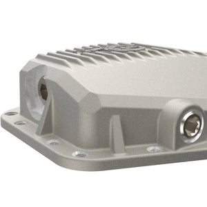 aFe Rear Differential Cover Raw w/ Machined Fins - 2022+ Ford Bronco Raptor V6