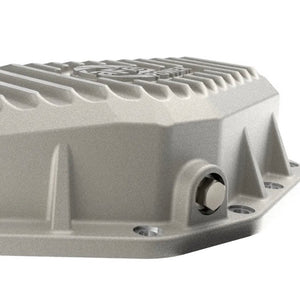 aFe Rear Differential Cover Raw w/ Machined Fins - 2022+ Ford Bronco Raptor V6