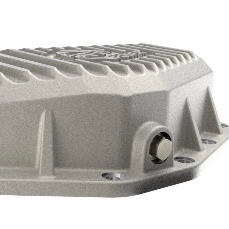 aFe Rear Differential Cover Raw w/ Machined Fins - 2022+ Ford Bronco Raptor V6