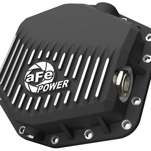 aFe POWER Pro Series Rear Differential Cover Black w/ Machined Fins - 2022+ Ford Bronco Raptor V6-3.0L