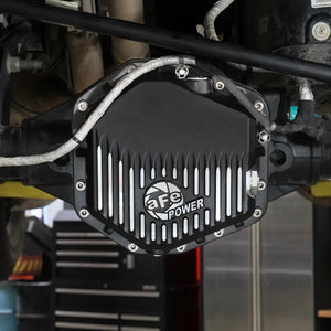 aFe POWER Pro Series Rear Differential Cover Black w/ Machined Fins - 2022+ Ford Bronco Raptor V6-3.0L