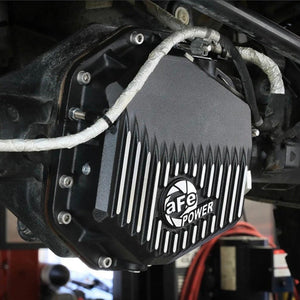 aFe POWER Pro Series Rear Differential Cover Black w/ Machined Fins - 2022+ Ford Bronco Raptor V6-3.0L