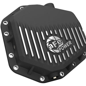 aFe POWER Pro Series Rear Differential Cover Black w/ Machined Fins - 2022+ Ford Bronco Raptor V6-3.0L