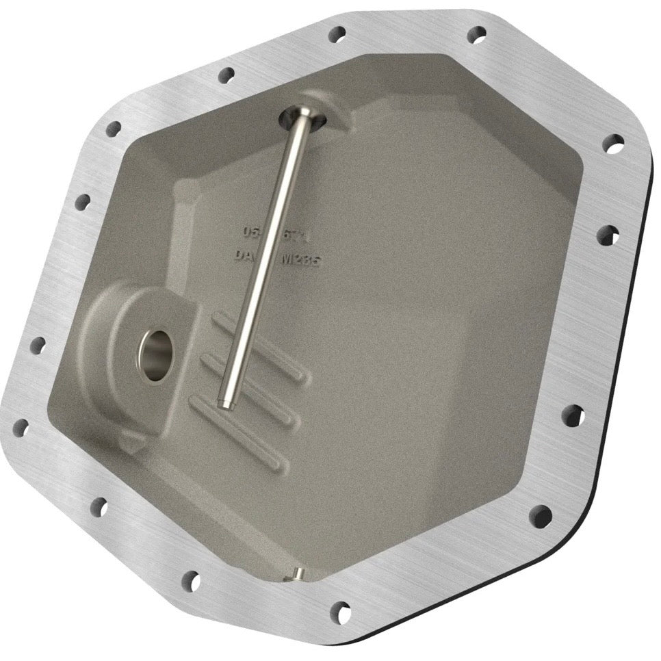 aFe POWER Pro Series Rear Differential Cover Black w/ Machined Fins - 2022+ Ford Bronco Raptor V6-3.0L