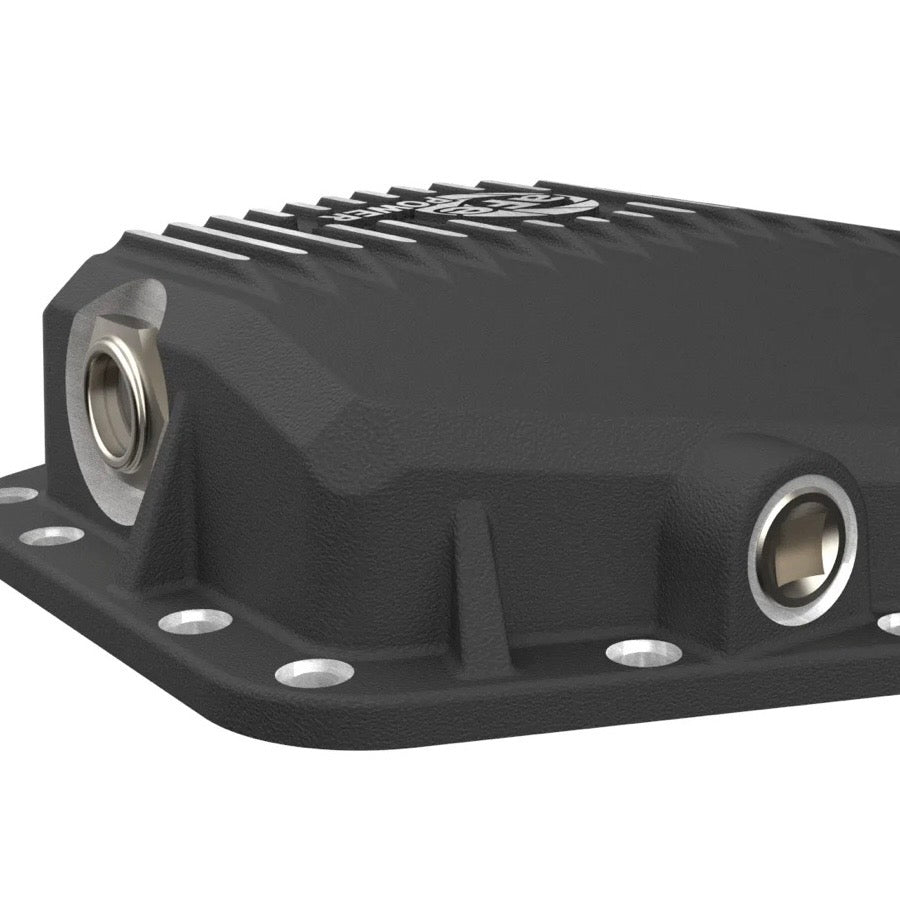 aFe POWER Pro Series Rear Differential Cover Black w/ Machined Fins - 2022+ Ford Bronco Raptor V6-3.0L